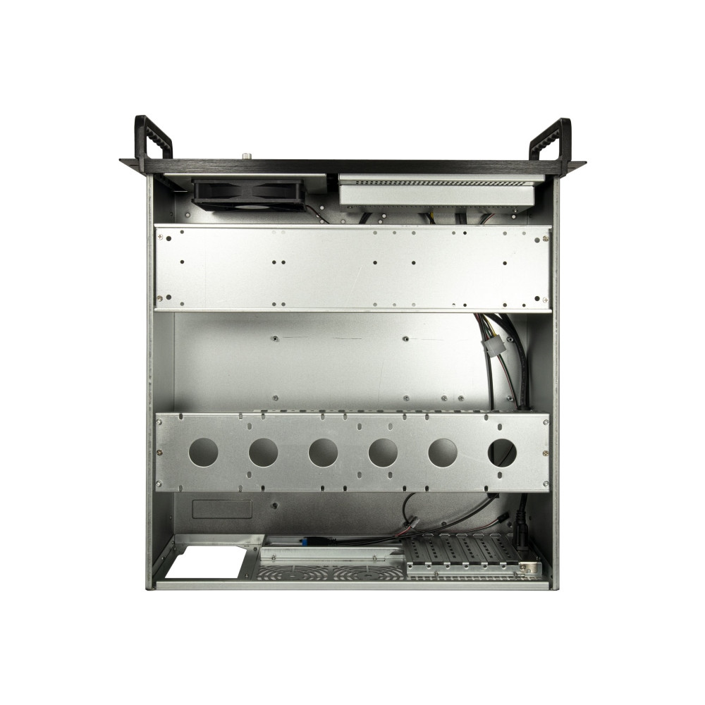 Produktbild för Inter-Tech IPC 4U-4460TFT - kan monteras i rack - utökad ATX