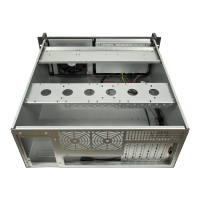 Produktbild för Inter-Tech IPC 4U-4460TFT - kan monteras i rack - utökad ATX