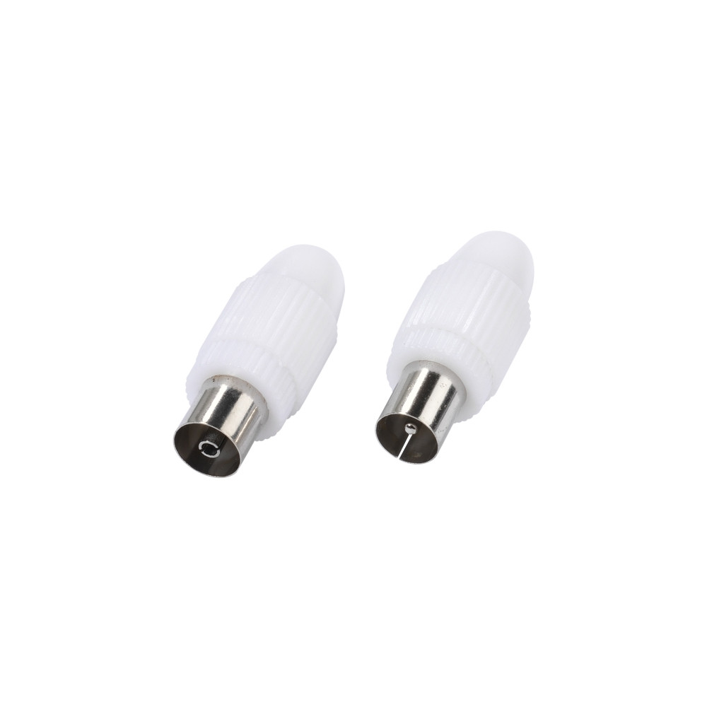 Produktbild för Vivanco VVANKITSOCPLUG, IEC, IEC, IEC, Hankoppling, Honkoppl...