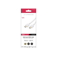 Produktbild för Vivanco VVITCABHDMIET100W, 1 m, HDMI Typ A (standard), HDMI...