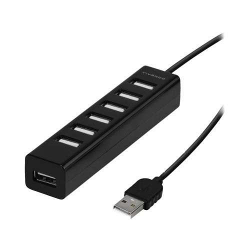Vivanco Vivanco VVITHUB20USB7IN1OUT, USB 2.0 Type-A, USB 2.0 Type-A,...