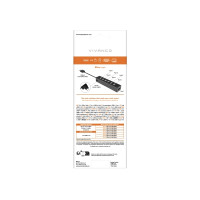 Produktbild för Vivanco VVITHUB20USB7IN1OUT, USB 2.0 Type-A, USB 2.0 Type-A,...
