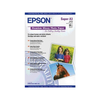 Produktbild för Epson Premium - fotopapper - blank - 20 ark - Super A3/B - 255 g/m²