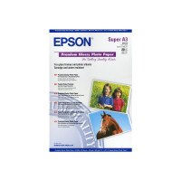 Produktbild för Epson Premium - fotopapper - blank - 20 ark - Super A3/B - 255 g/m²
