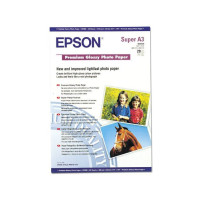 Produktbild för Epson Premium - fotopapper - blank - 20 ark - Super A3/B - 255 g/m²