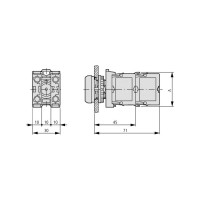 Produktbild för Eaton M22-K01 Kontaktelement 1 x brytkontakt 230 V/AC, 400 V...