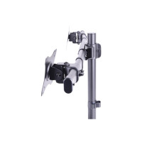 Produktbild för Multibrackets M Deskmount Basic Dual monteringssats - för 2 LCD-bildskärmar - svart