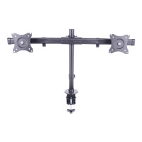 Produktbild för Multibrackets M Deskmount Basic Dual monteringssats - för 2 LCD-bildskärmar - svart