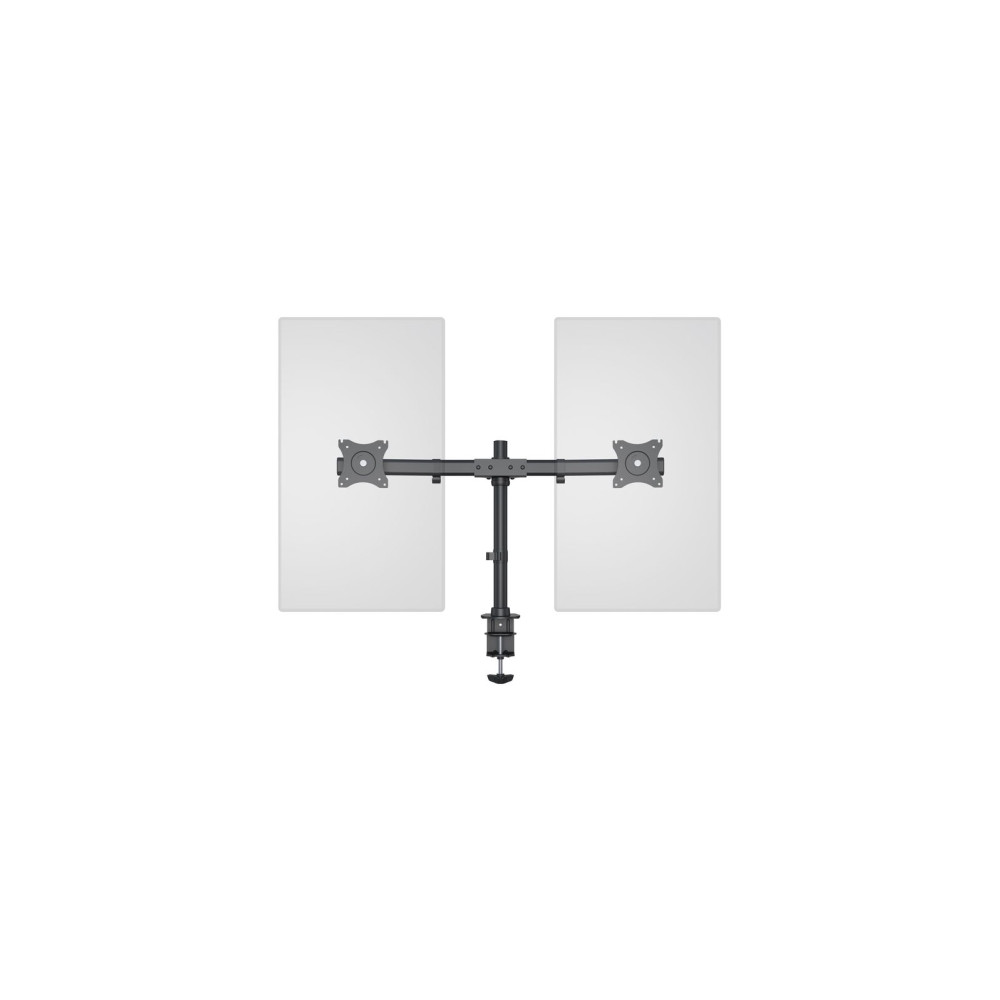 Produktbild för Multibrackets M Deskmount Basic Dual monteringssats - för 2 LCD-bildskärmar - svart