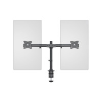 Produktbild för Multibrackets M Deskmount Basic Dual monteringssats - för 2 LCD-bildskärmar - svart
