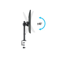 Produktbild för Multibrackets M Deskmount Basic Dual monteringssats - för 2 LCD-bildskärmar - svart