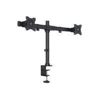 Produktbild för Multibrackets M Deskmount Basic Dual monteringssats - för 2 LCD-bildskärmar - svart