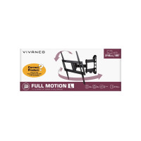 Produktbild för Vivanco VVTVFMORL85INCH45KG, 2,16 m (85"), 45 kg, 200 x 200...