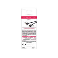 Produktbild för Vivanco VVVHDMI20MMGG, 2 m, HDMI Typ A (standard), HDMI Typ...