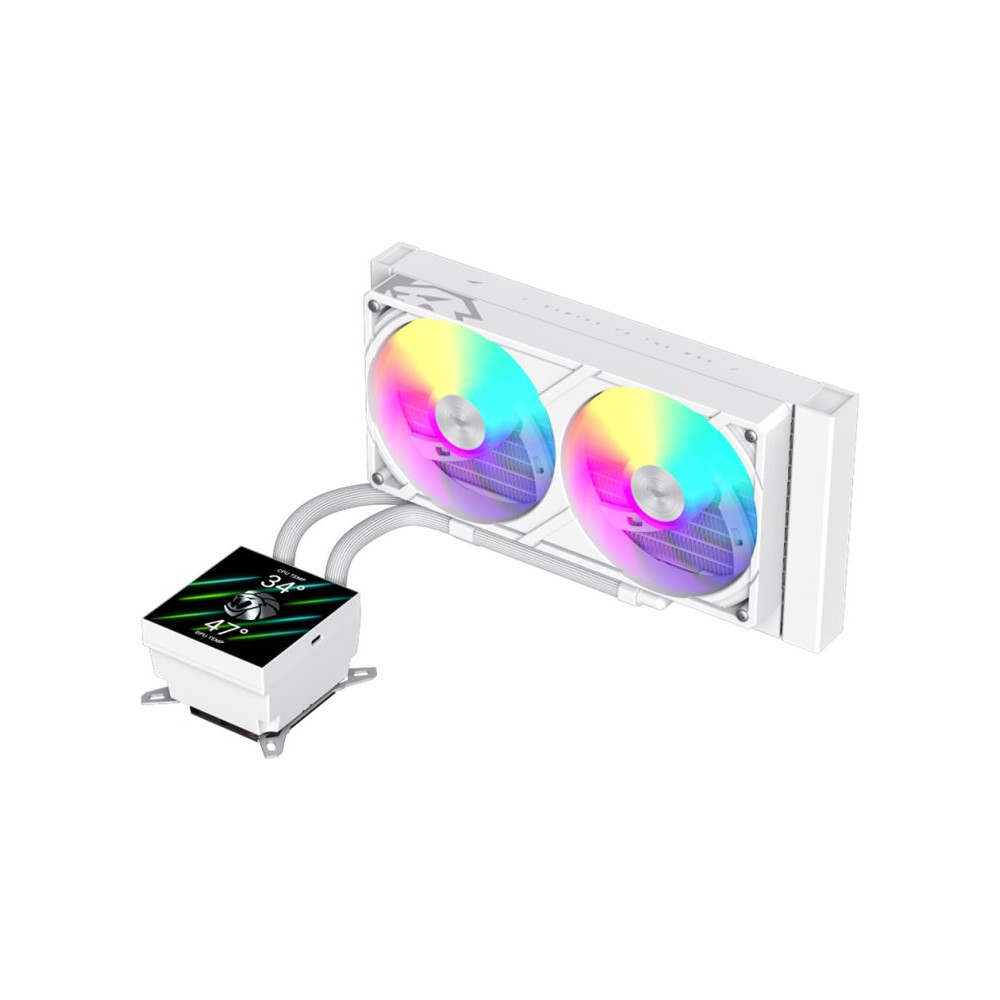 Produktbild för GameMax GLACIER 240 LCD - processorkylare