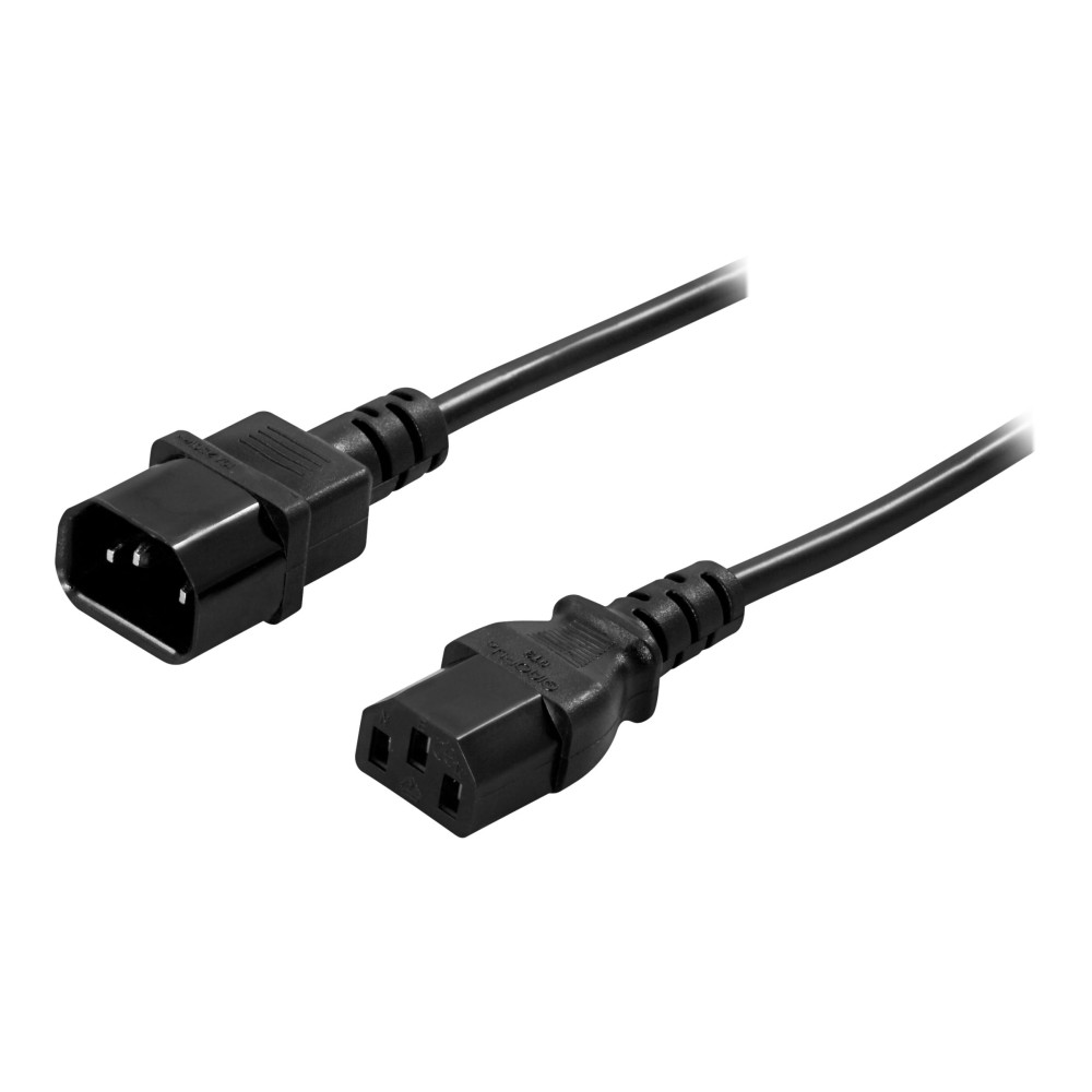 Produktbild för DELTACO - strömkabel - IEC 60320 C14 till power IEC 60320 C13 - 3 m