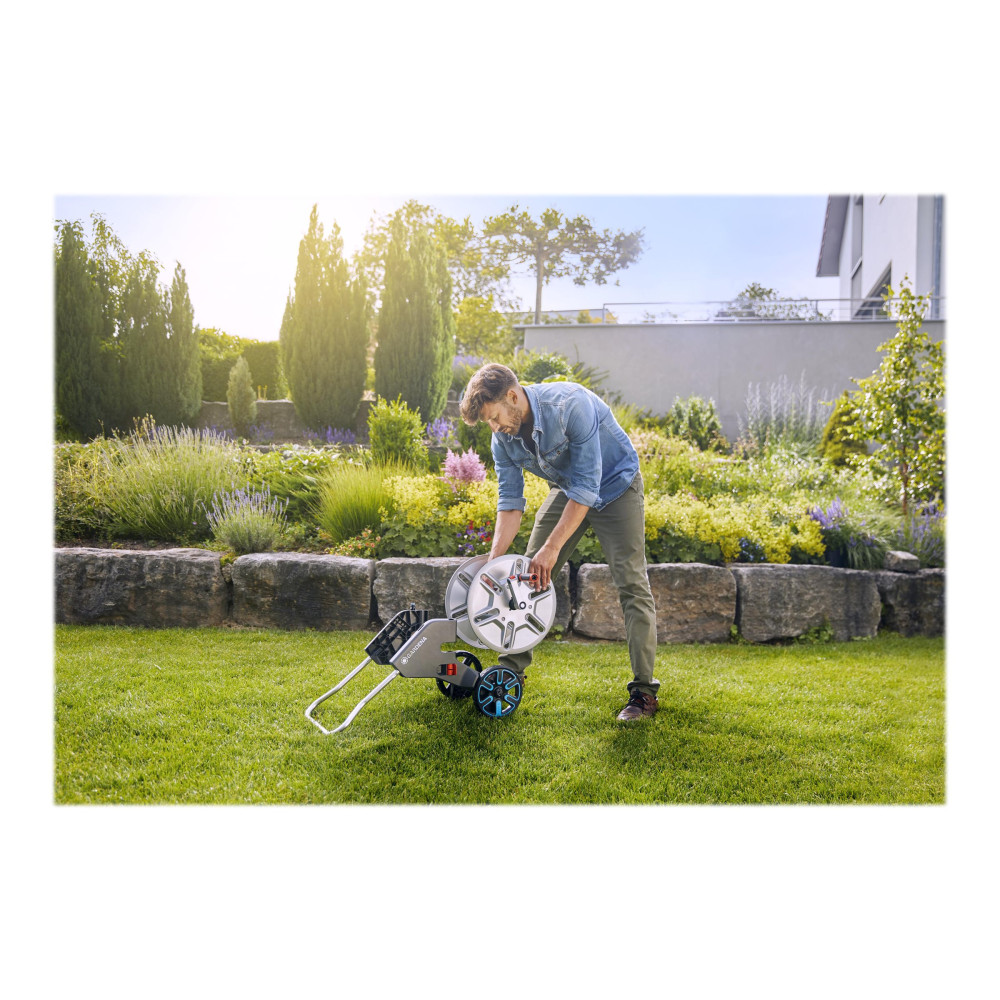 Produktbild för Gardena AquaRoll M Metal - slangvagn