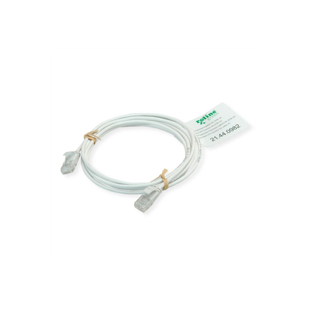 Produktbild för Roline Green patch-kabel - 15 cm - vit