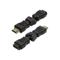 Produktbild för LogiLink HDMI Adapter - HDMI högervinklad adapter