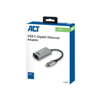 Produktbild för ACT - nätverksadapter - USB-C 3.2 Gen 1 - Gigabit Ethernet x 1