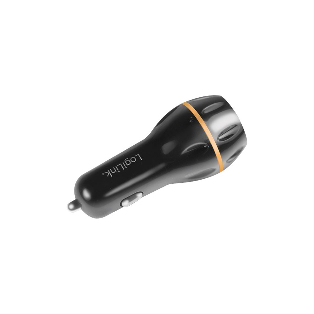 Produktbild för LogiLink strömadapter för bil - 2 x USB - 19.5 watt