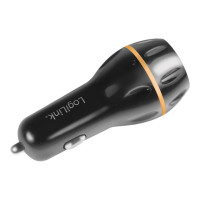 Produktbild för LogiLink strömadapter för bil - 2 x USB - 19.5 watt