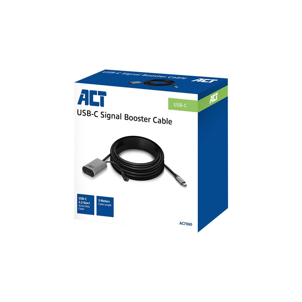 Produktbild för ACT - USB typ C-förlängningskabel - 5 m