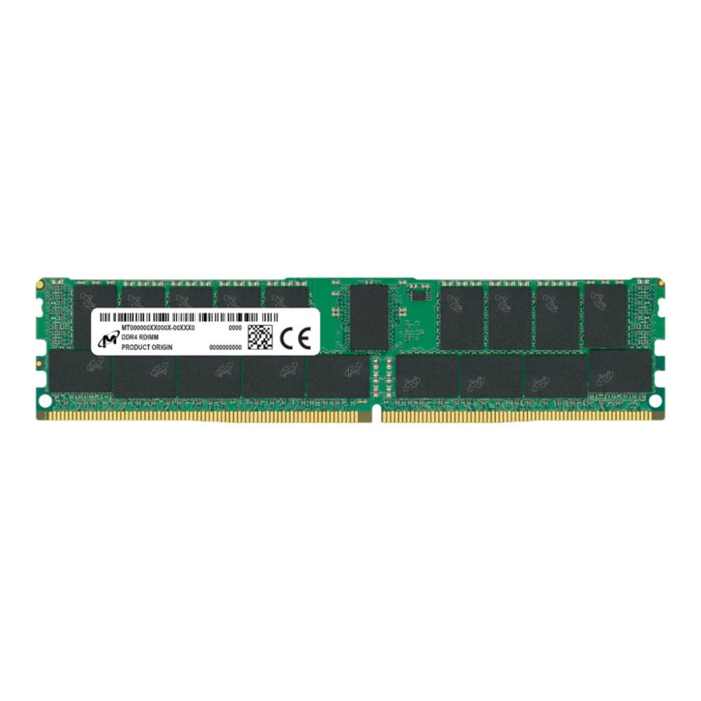 Produktbild för Micron - DDR4 - modul - 16 GB - DIMM 288-pin - 3200 MHz / PC4-25600 - registrerad