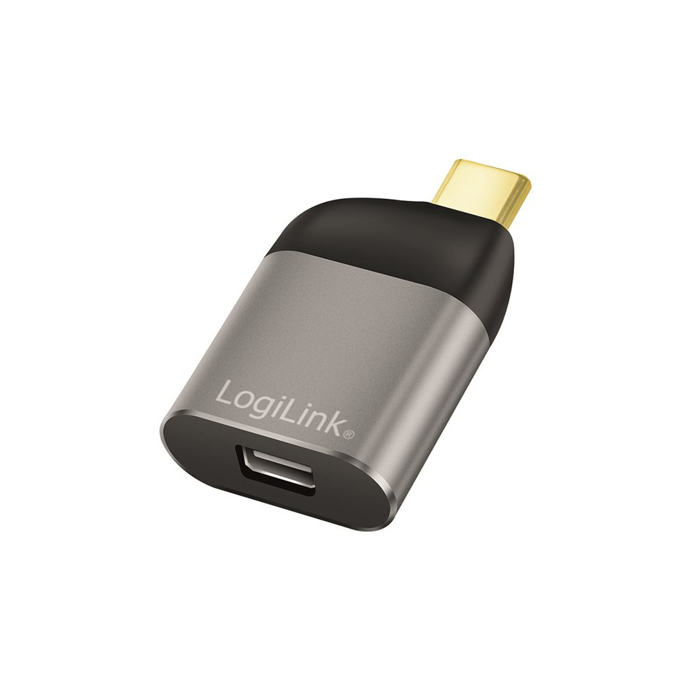 Produktbild för LogiLink - videokort - USB-C till Mini DisplayPort