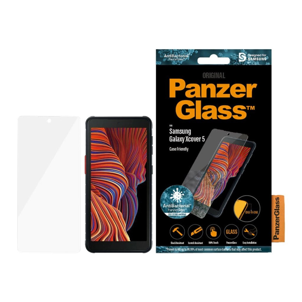 Produktbild för PanzerGlass - skärmskydd för mobiltelefon - lämplig för fodral