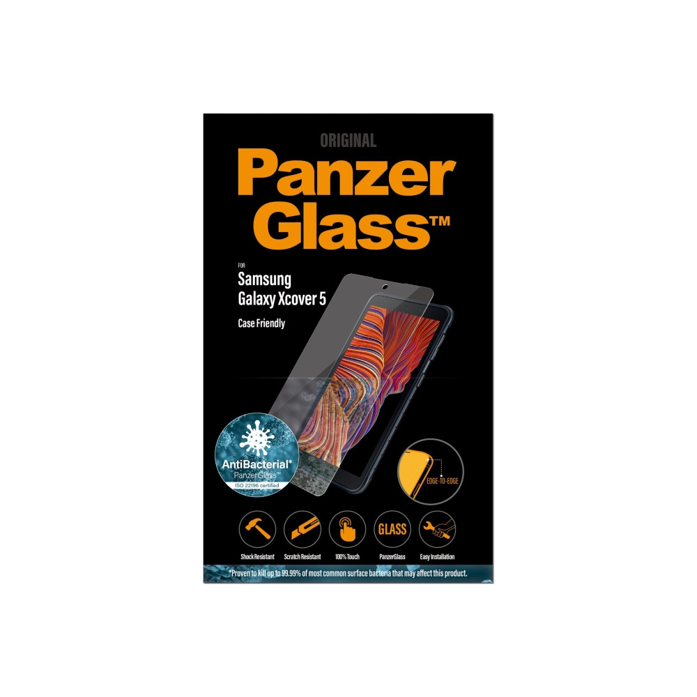 Produktbild för PanzerGlass - skärmskydd för mobiltelefon - lämplig för fodral