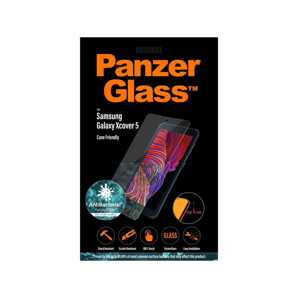 Produktbild för PanzerGlass - skärmskydd för mobiltelefon - lämplig för fodral