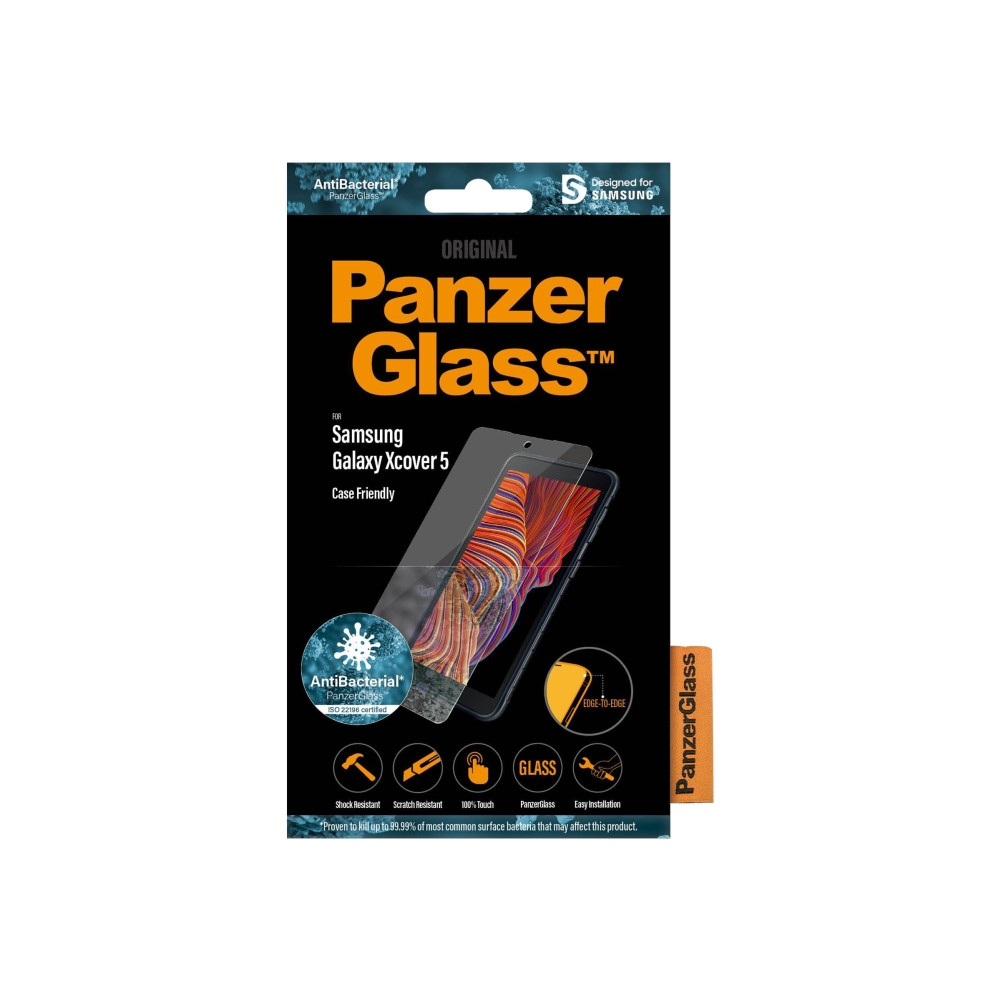 Produktbild för PanzerGlass - skärmskydd för mobiltelefon - lämplig för fodral
