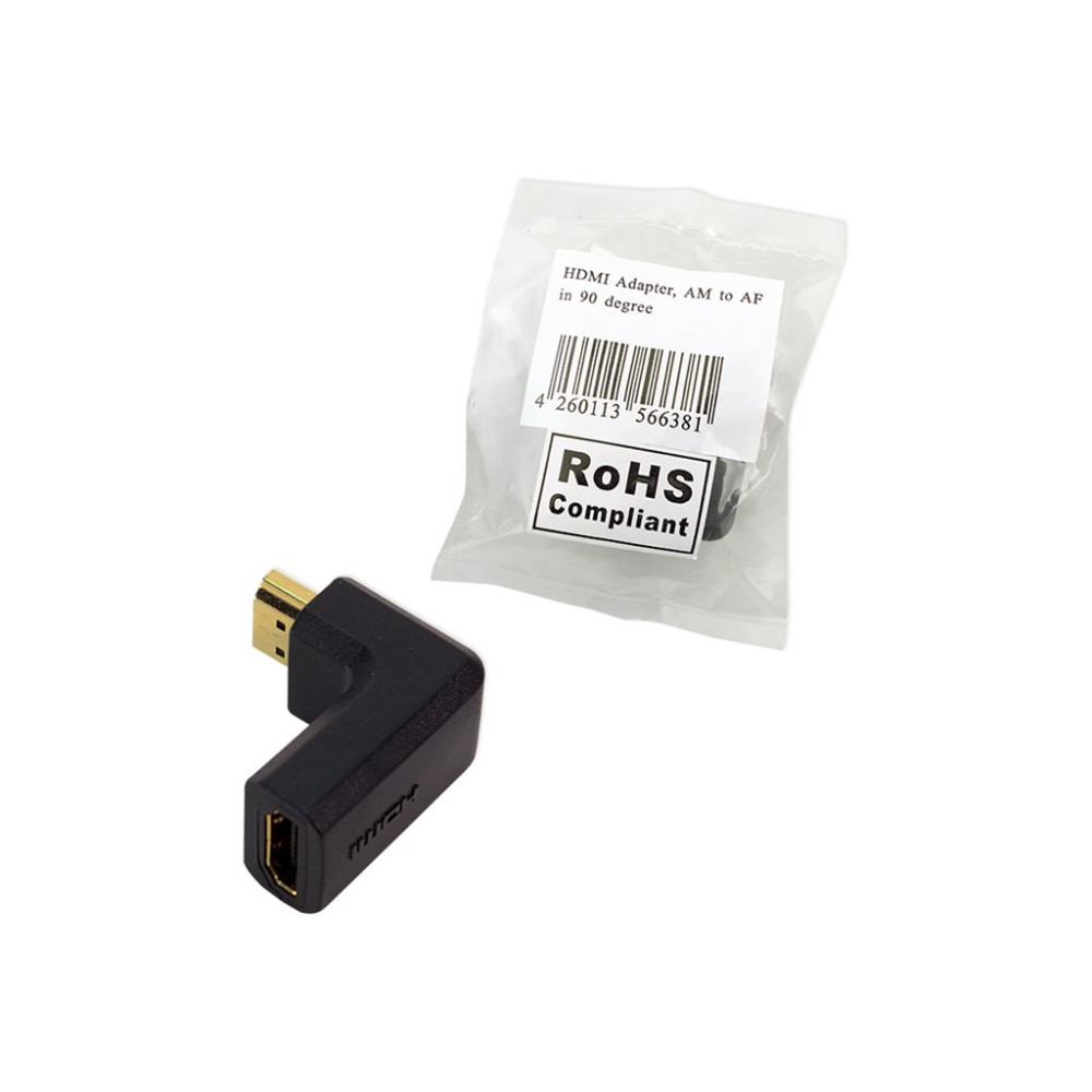 Produktbild för LogiLink HDMI högervinklad adapter