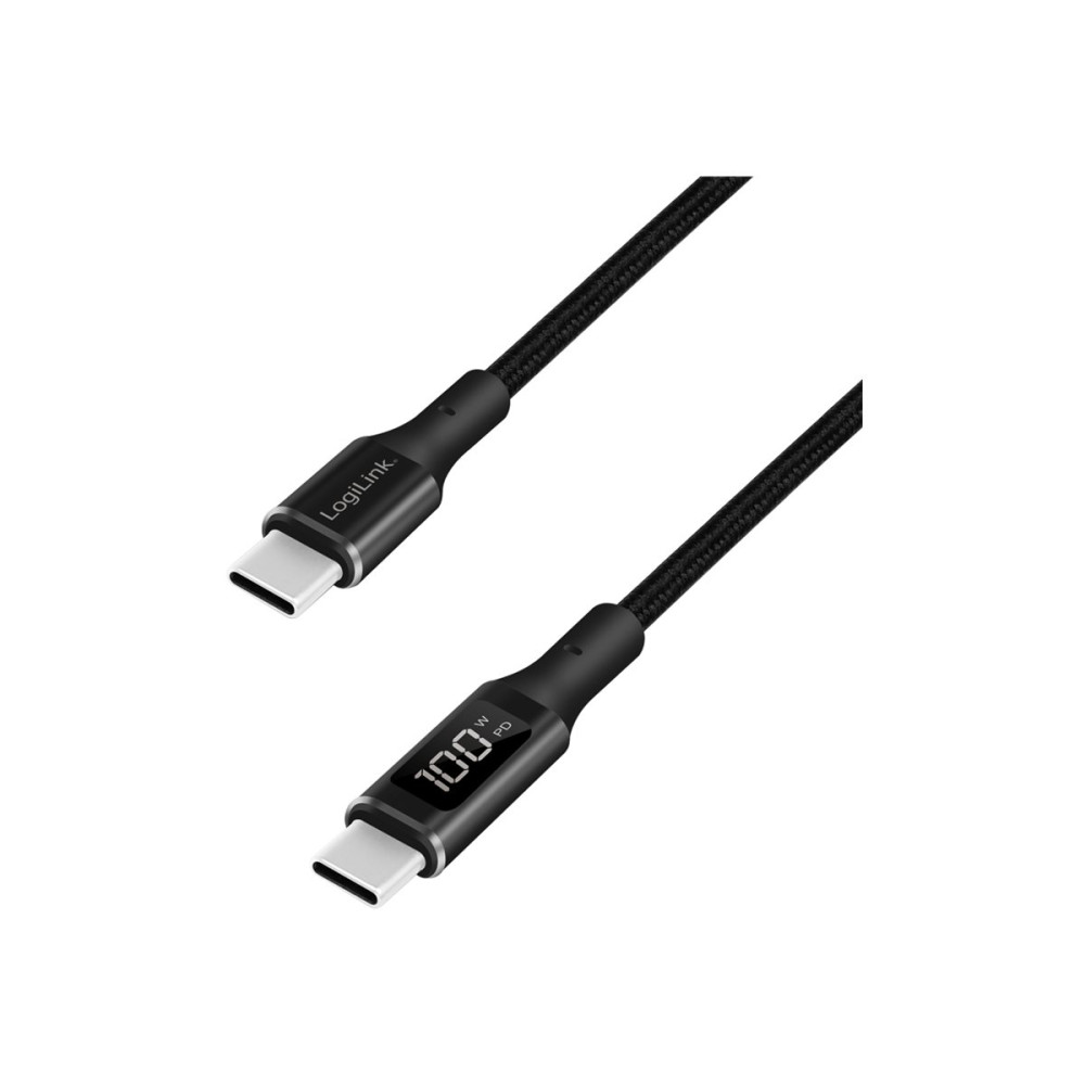 Produktbild för LogiLink - USB typ C-kabel - USB 2.0 Type C till USB 2.0 Type C - 1 m