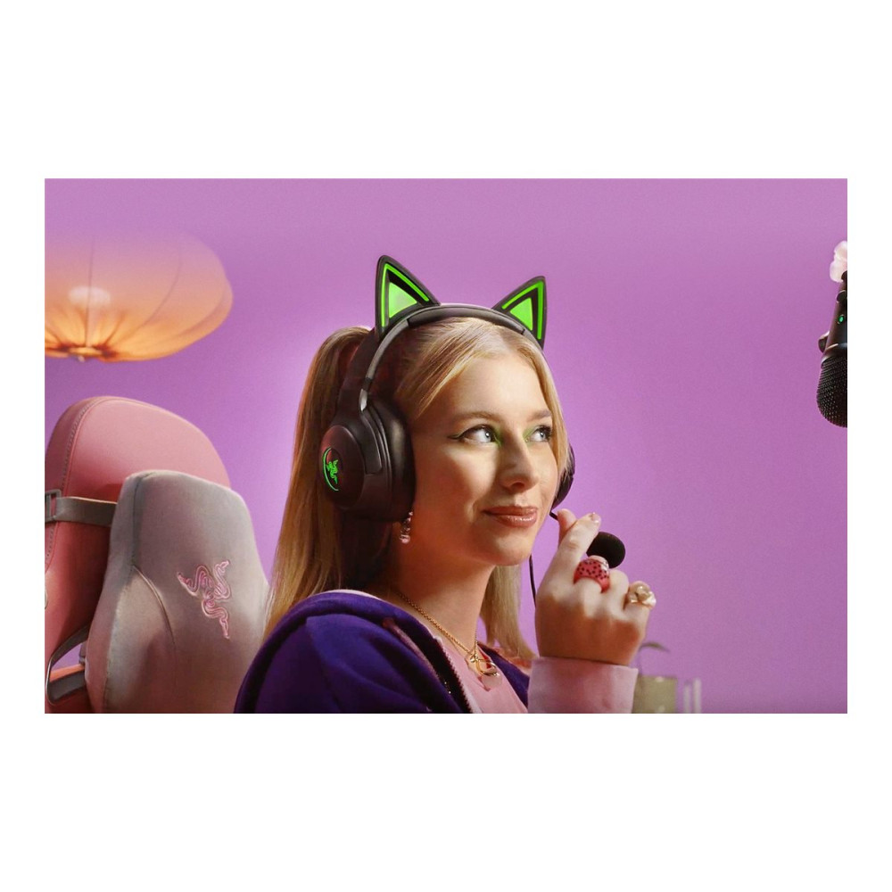 Produktbild för Razer Kraken Kitty V2 - headset - USB-A
