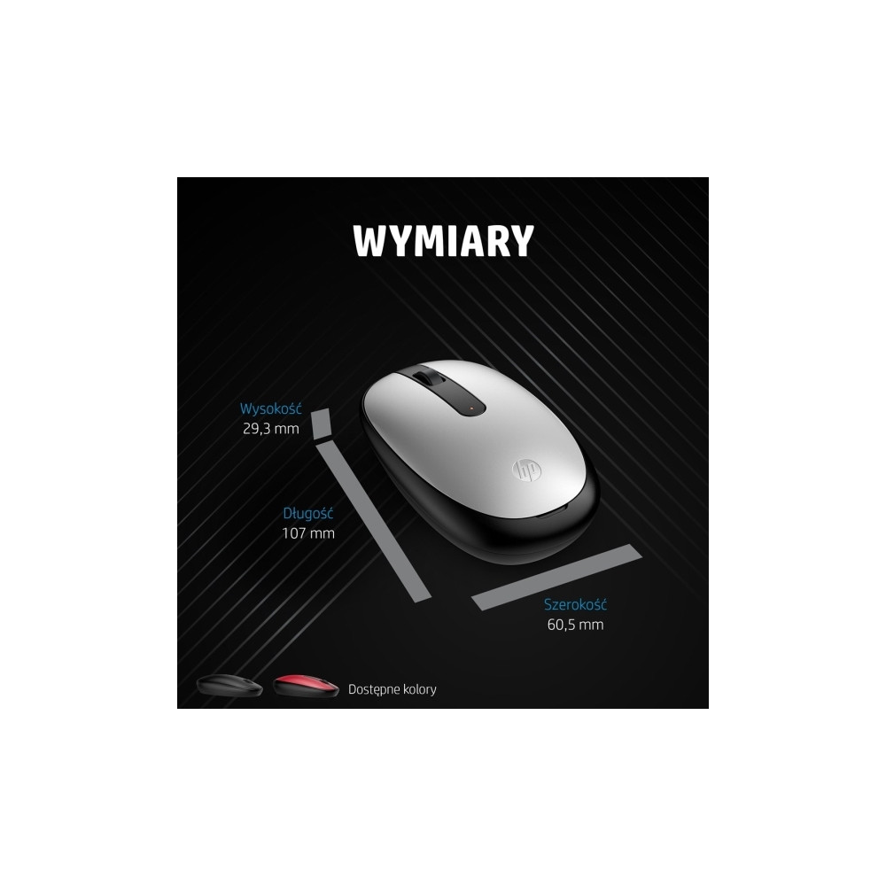 Produktbild för HP 240 - mus - Bluetooth 5.1 - månvit