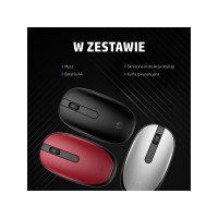 Produktbild för HP 240 - mus - Bluetooth 5.1 - månvit