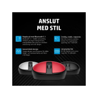 Produktbild för HP 240 - mus - Bluetooth 5.1 - månvit