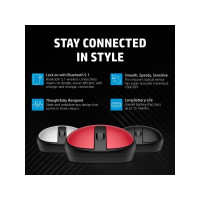 Produktbild för HP 240 - mus - Bluetooth 5.1 - månvit