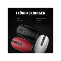 Produktbild för HP 240 - mus - Bluetooth 5.1 - månvit