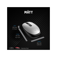 Produktbild för HP 240 - mus - Bluetooth 5.1 - månvit