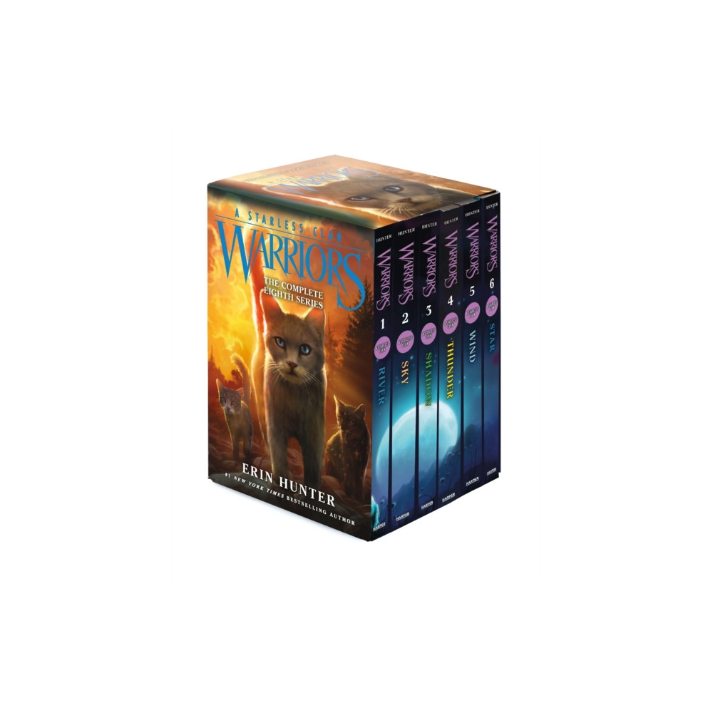 Produktbild för Warriors: A Starless Clan Box Set: Volumes 1 to 6 (häftad, eng)