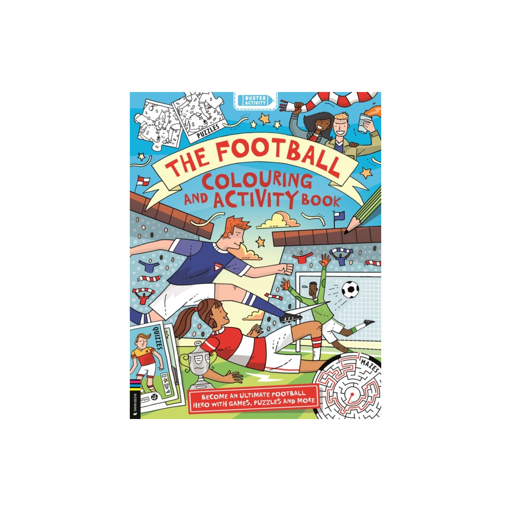Produktbild för The Football Colouring and Activity Book (häftad, eng)