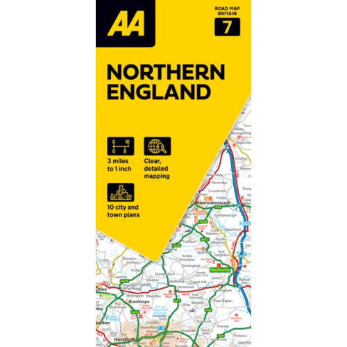 AA Publishing AA Road Map Northern England