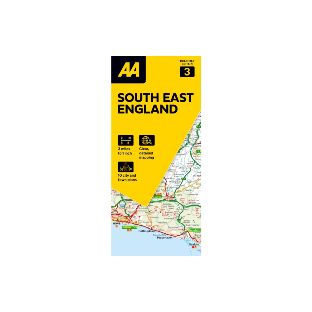 Produktbild för AA Road Map South East England