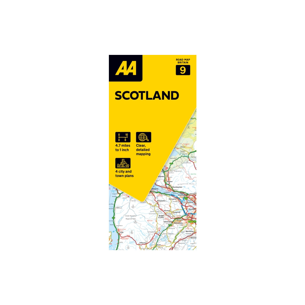 Produktbild för AA Road Map Scotland