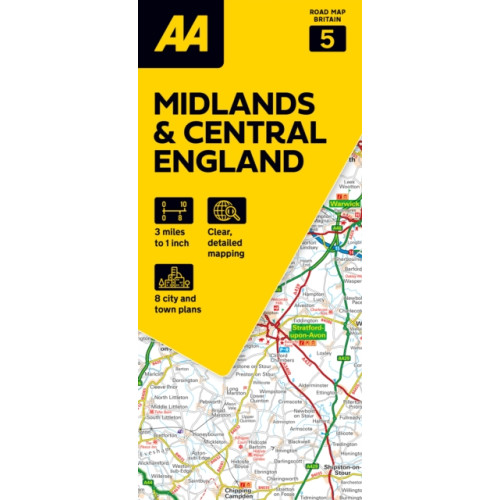 AA Publishing AA Road Atlas Midlands & Central England