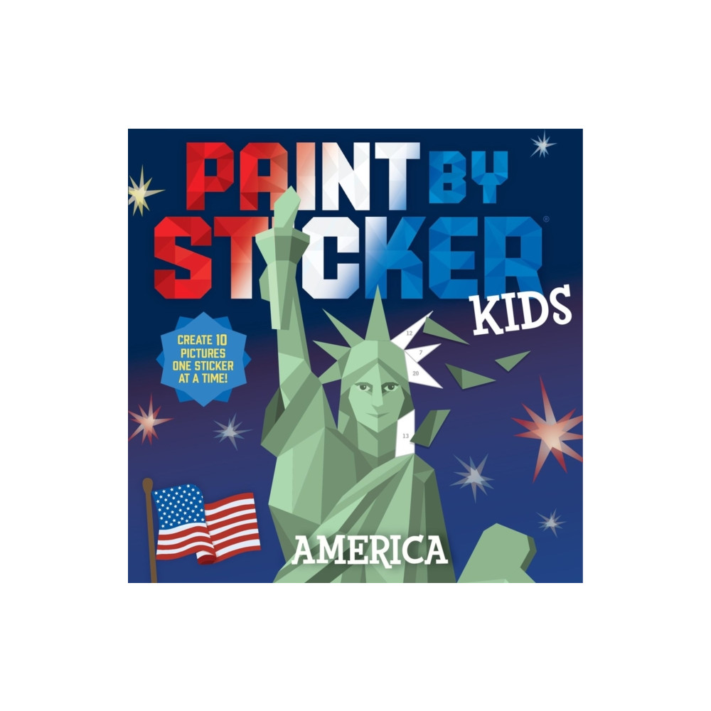 Produktbild för Paint by Sticker Kids: America (häftad, eng)