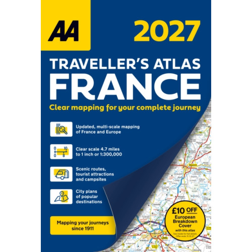 AA Publishing AA Traveller’s Atlas France 2027 (häftad, eng)